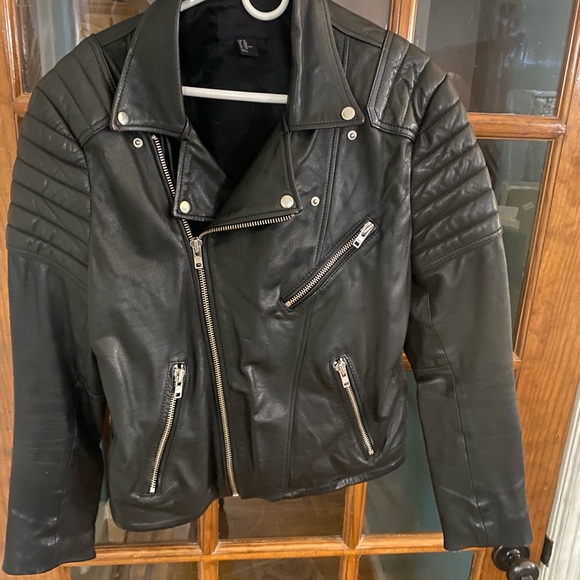 H&M Jackets & Coats Hm Premium Mens Leather Jacket Poshmark
